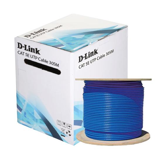 NEXTSTAR BOBINA CABLE UTP CCAL CAT5E INTERIOR 305 METROS AZUL