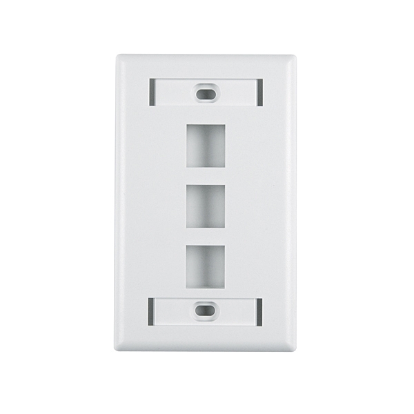 LINET PLACA 3 PUERTOS/ BLANCO