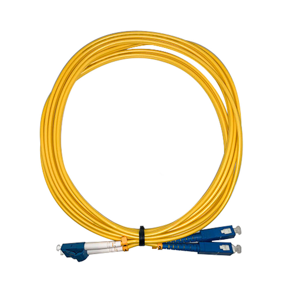 LINET PATCH CORD DE FIBRA OPTICA MONOMODO   LC/UPC-LC/UPC,DUPLEX   3 METROS  G652D   COLOR AMARILLO