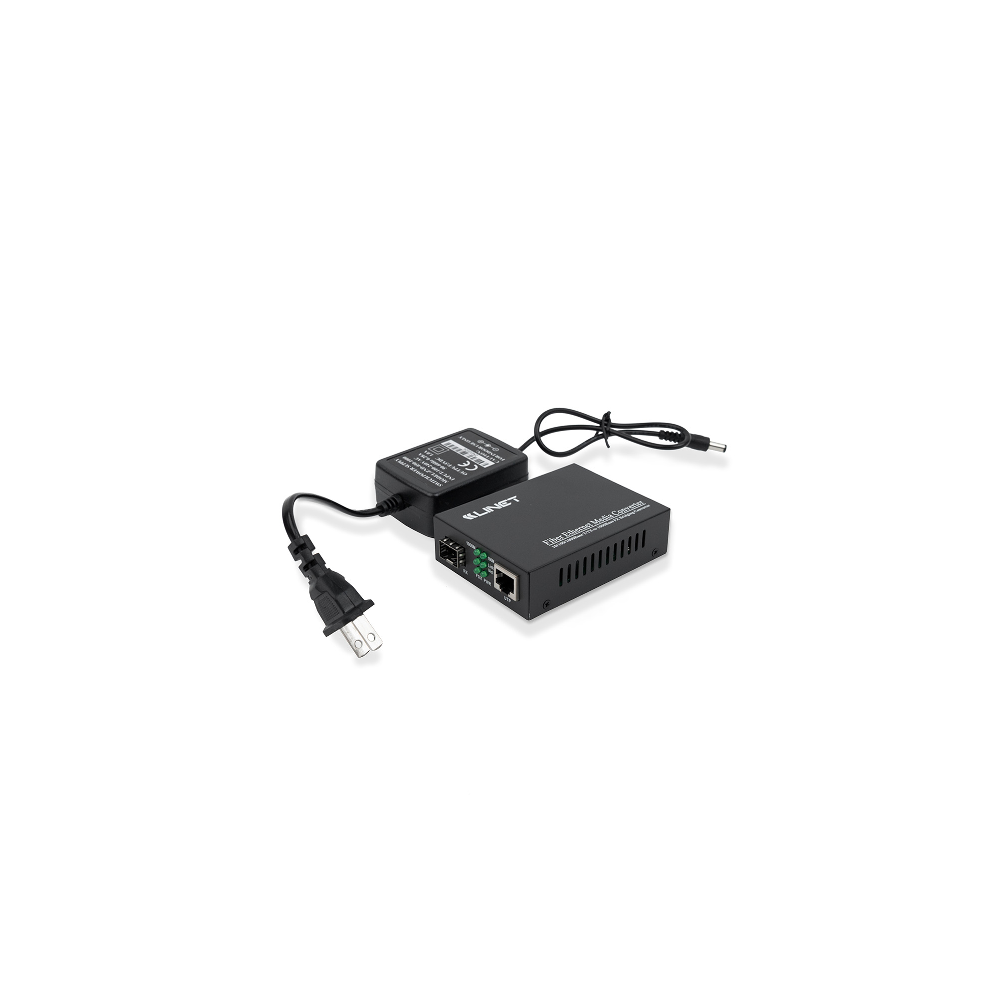 LINET MEDIA CONVERTER MONOMODO 10/100/1000, SFP TRANSCEIVER (NO INCLUYE MODULO SFP)